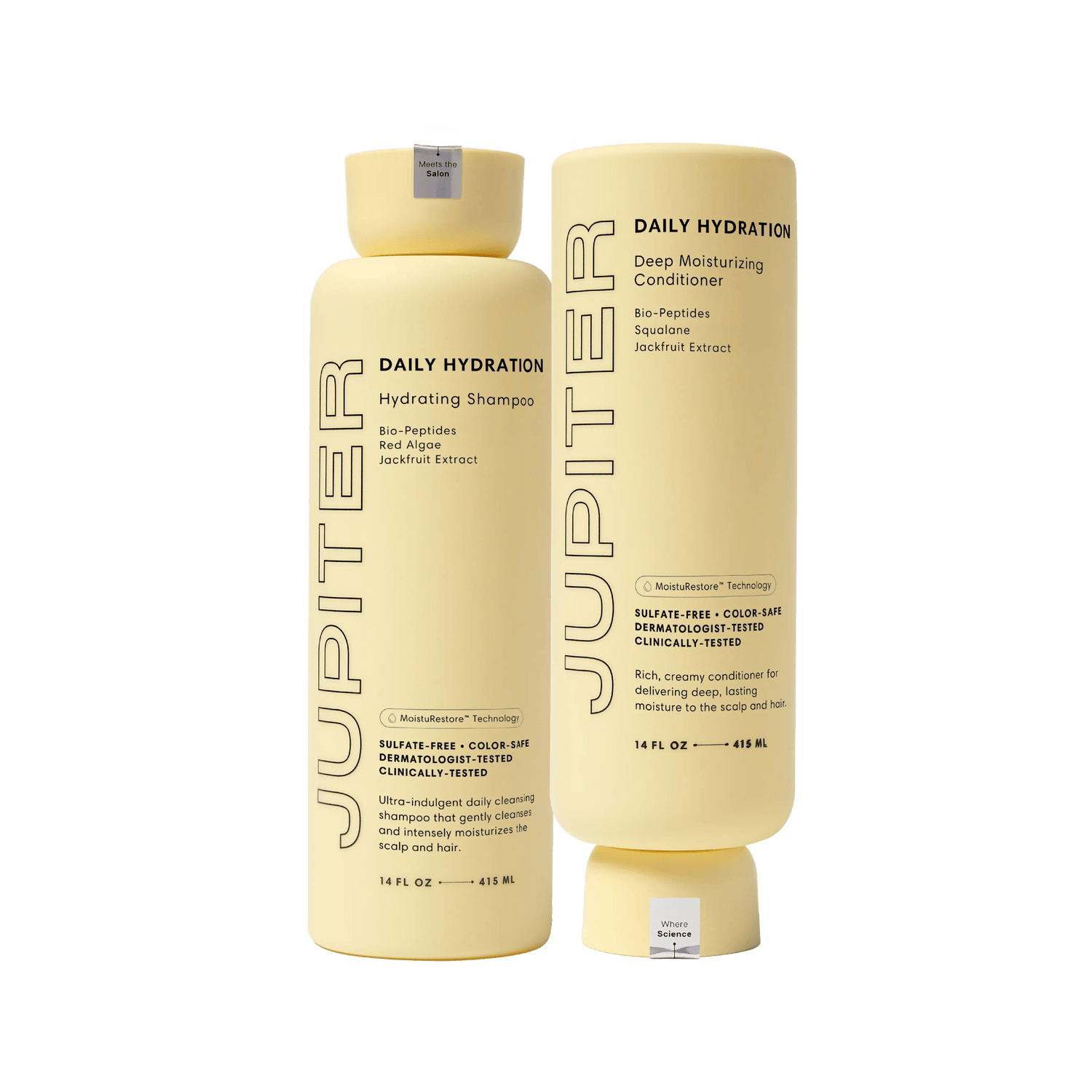Jupiter's Daily Hydration Moisture Boost Duo shampoo and conditioner